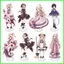 HT3 Cô Gái Ma Thuật Nâng Dự Án Đứng Tấm Acrylic Đứng Ký Anime Để Bàn Trang Trí Trang Trí TH3