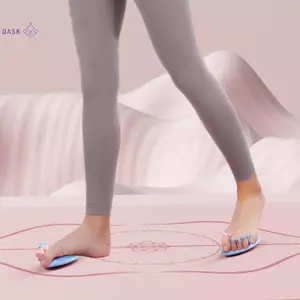 2 Chiếc Vòm Chân Huấn Luyện Thể Dục Chân Chân Chân Chân Chức Năng Plantar Tập Ngón Tay Cái Valgus Corrector Ngón Chân Nẹp Buttos Arch Trainer