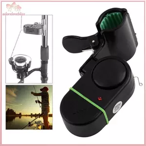 THÊM Điện Tử Cắn Cá Chuông Báo Động Cần Câu Cá Cực W / Đèn LED Thiết Bị Báo Động BSS