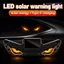 Đèn LED ô tô WANYEDI, Đèn cảnh báo ô tô hiển thị năng động, Quà tặng Đèn rung không dây trên mắt quỷ Đèn xe hơi