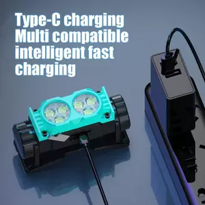 < YEI > Đèn pha có thể sạc lại LED Đèn làm việc có thể điều chỉnh USB Mới