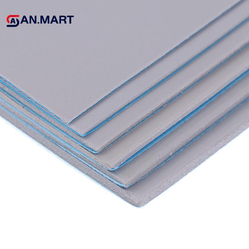 AN.MART 17W / MK GPU CPU Tản Nhiệt Làm Mát Tấm Silicon Dẫn Điện 100x100mm 0.5 / 1 / 1.5 / 2 / 2.5 / 3mm Thiness Tấm Nhiệt Cách Nhiệt VN