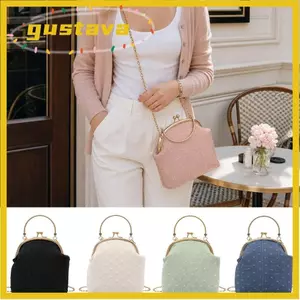 Túi đeo vai kẹp GUSTAVA, Ví ly hợp buổi tối hình vỏ sang trọng, Thời trang có dây đeo có tay cầm trên cùng Túi đeo chéo nhỏ Sử dụng cho nữ