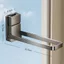 ST2 Giá treo quần áo có thể gập lại Khăn tiết kiệm không gian treo tường và móc treo đồ giặt cho ban công phòng tắm TS2