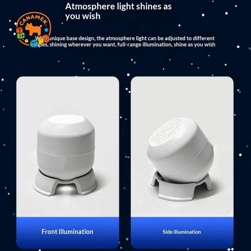 CANAMEK Đèn LED xoay 360 độ Đèn chiếu đại dương chạy bằng USB Đèn Ambiance ban đêm năng động cho bữa tiệc và phòng ngủ CSF