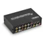AV Switcher 4 Into 1 Out Av Head Giao diện Bộ chuyển đổi âm thanh và Video Bộ chuyển đổi AV 4 chiều đa chức năng Dễ dàng cài đặt