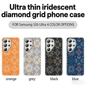 Ốp từ tính họa tiết sợi Carbon chính hãng cho Samsung Galaxy S26Ultra S25 S24 Utlra cho Vỏ chống rơi sạc Wirless