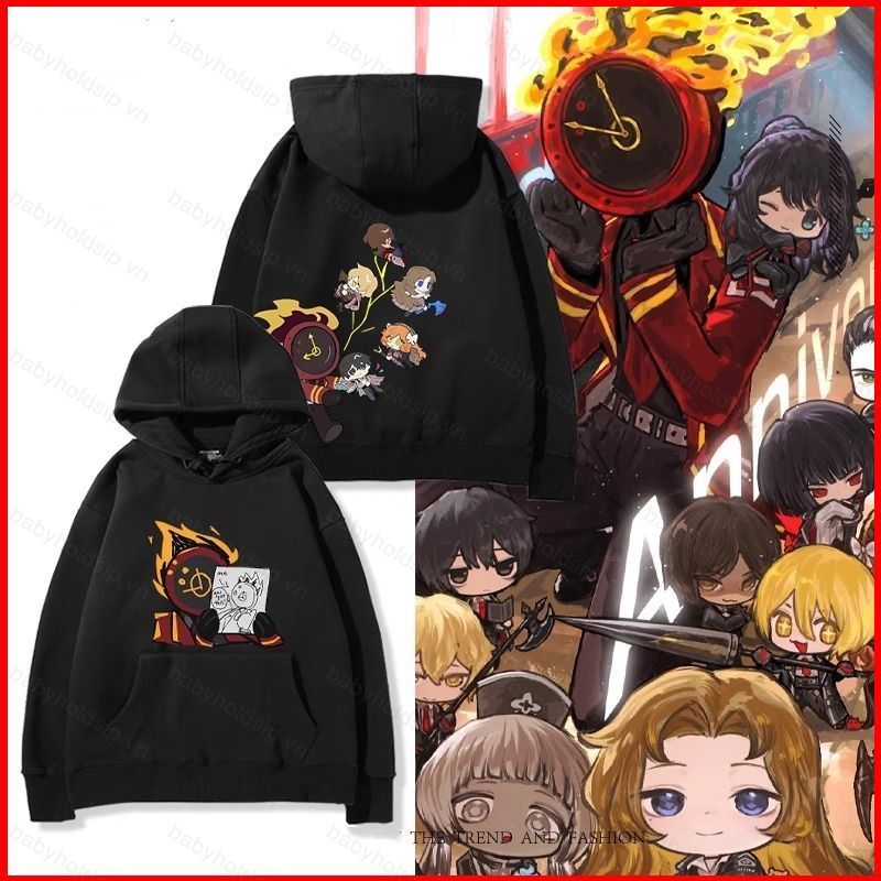 BS1 Limbus Company trò chơi Áo Hoodie Anime Áo Unisex Dài Tay Top SB1