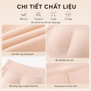 Quần độn mông 3D không lộ viền – Nâng mông tự nhiên, ôm gọn, mặc êm – Mềm mại, thoải mái – Độ dày 1,6cm / 2,5cm