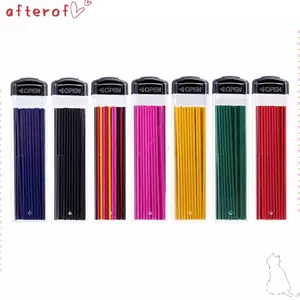 AFTEROF 30 Cái / hộp Bút Chì Cơ Nạp Lại, Bút Chì Tự Động 1.3 Mm Có Thể Thay Thế, Bút Chì Cơ Màu Thay Thế Đổ Lại Đồ Dùng Viết Trường Học Phụ Kiện