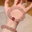 Ice Clear Purple Azeztulite Crystal Bracelet Nữ Ins Tối Giản Sang Trọng Màu Hồng Pha Lê Lắc Tay Phụ Kiện Thời Trang