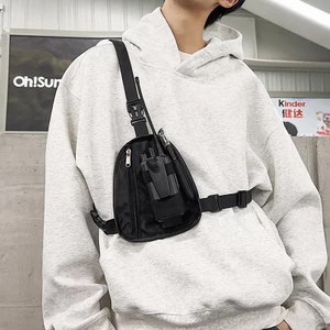 Túi Đeo Ngực Túi Bảo Quản Nam Chức Năng Dạo Phố Áo Vest Ba Lô Hip-Hop Túi Điện Thoại Di Động Ngoài Trời Đa Năng Walkie-Tal