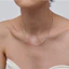 Vòng cổ đồng bạc thời trang phù hợp để mặc hàng ngày và du lịch.