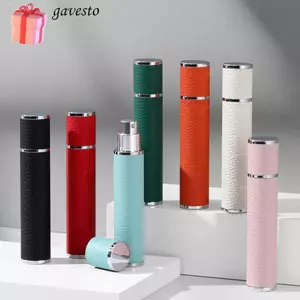 Bình nước hoa GAVESTO 10ml, Bình xịt nước hoa bằng da dưới cùng, Kem dưỡng ẩm có thể nạp lại Máy phun sương Cologne di động Du lịch