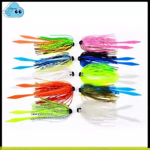 Phụ Kiện Mồi Câu Cá 10 Chiếc Silicon Spinnerbaits Váy Thay Thế Buzzbaits Jig Váy Dụ Làm