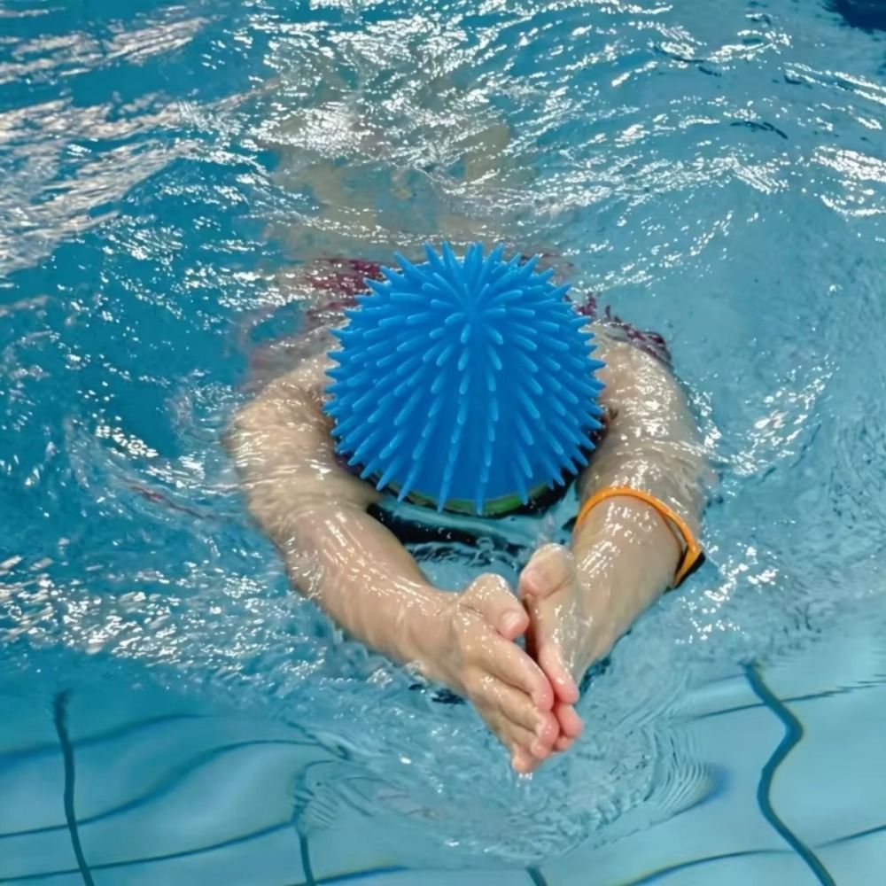 LACYES Mũ bơi ngộ nghĩnh, Thiết kế tóc dài Mũ bơi bóng có độ đàn hồi cao, Hình dạng Urchin biển bền bỉ Linh hoạt Giữ tóc khô Mũ tóc giả Spikey Bể bơi