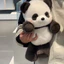 < Pluscloth > Đồ chơi nhồi bông bò cao nguyên 45cm Động vật nhồi bông mềm Gối gấu trúc dễ thương Quà tặng sinh nhật cho trẻ em Người lớn Trang trí văn phòng tại nhà Đồ chơi ôm ấm cúng Anim nhồi bông di động
