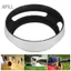 apill Lens Hood 52MM Đa Năng Hợp Kim Nhôm Camera Bóng Thay Thế Di Động Rỗng Thiết Kế Vát Bạc