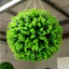 {WELV}Artificial Grass Ball 20cm for For garden Archway Hanging and Store Window Setup