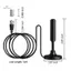 Ăng-ten TV kỹ thuật số đa chức năng Tăng cường tín hiệu trong nhà 720P 1080P có bộ chuyển đổi cho các kênh trong suốt tại nhà mới
