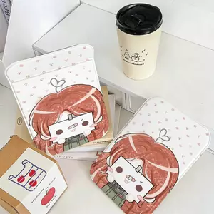 Gương trang điểm gấp đôi chó party nền xanh tiện mang