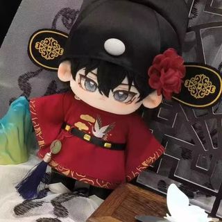 20cm Quần Áo Trẻ Em Quần Áo Búp Bê Cotton Xiao Zhan Zanghai Độc Quyền Chính Thức Đồng Phục Cổ Dễ Thương Búp Bê Xiao Zhan Cotton 6.10