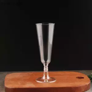 AA 10 Chiếc Dùng Một Lần Nhựa Cotail Kính Martini Trong Suốt Cốc Đỏ Kem Món Tráng Miệng Cốc Mousse Cốc Pudding Cup VN