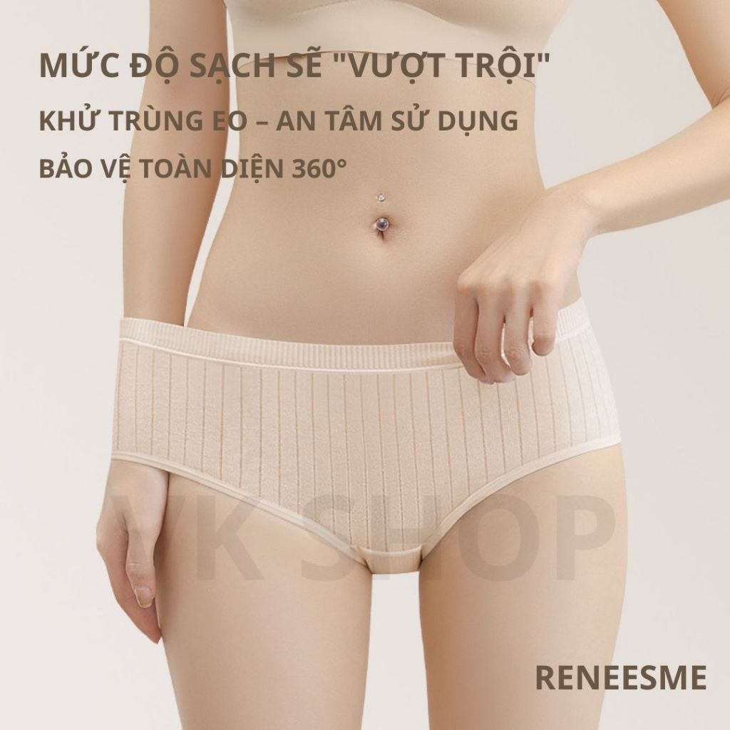 Quần Lót Nữ Dùng 1 Lần Du Lịch Gọn Nhẹ Sạch Sẽ Thoáng Mát Dễ Mang Theo,Đảm bảo 100% cotton sọc, không lộ, tính riêng tư