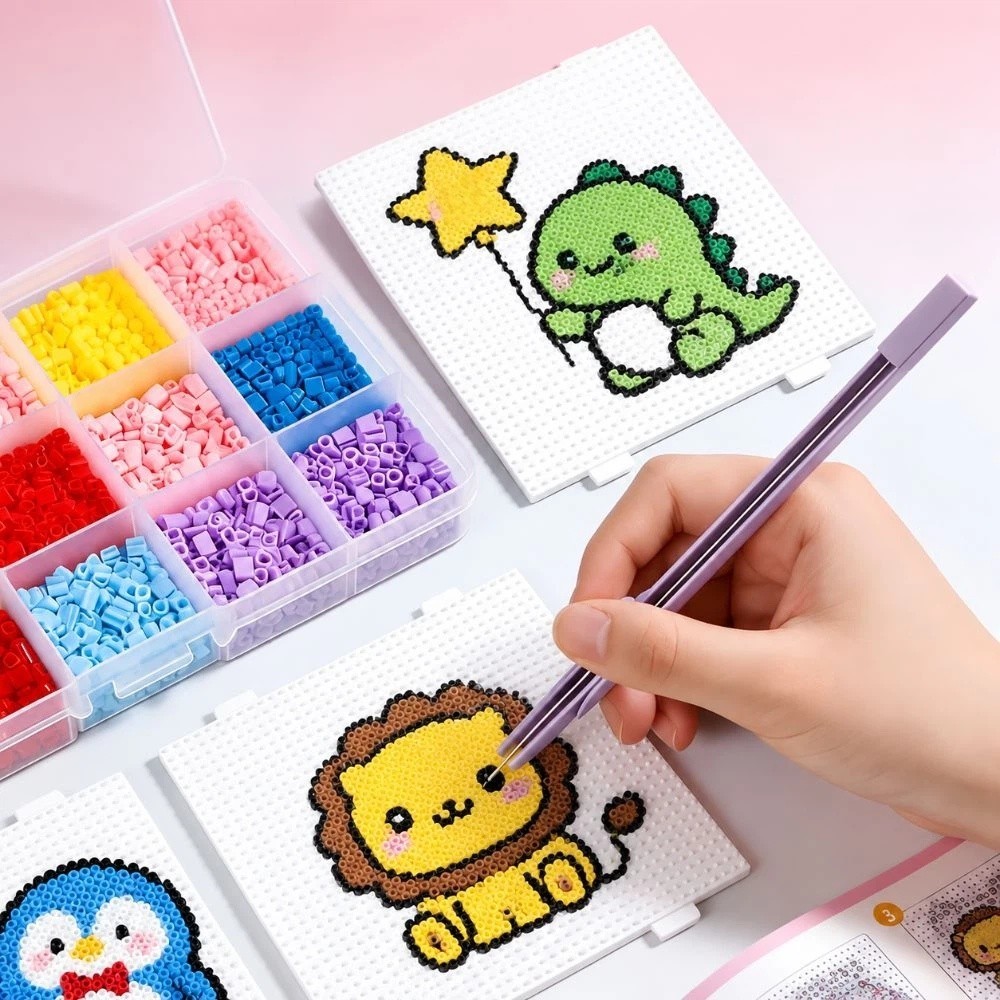 Bút vị trí HIGHVIEWLS cho hạt 2.6mm, Bút Perler hiệu quả cao, Nút nhấn tiết kiệm thời gian, cầm tiện dụng, Quà tặng trẻ em