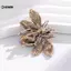 KUZHEN Thời Trang Retro Kim Cương Giả Côn Trùng Ong Thổ Cẩm Cho Nữ Quần Áo Áo Áo Trang Sức Phụ Kiện HOT