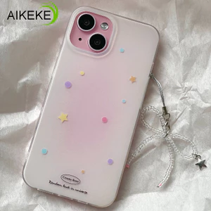 Vỏ Màu Hồng Ngôi Sao Dễ Thương Cho OnePlus 15 13 13T 12 11R 10R 10T ACE 5 Racing Ultra 3V 2V Pro Nord CE4 Lite CE3 N200 N30 N20 SE 5G 4G Vỏ Chấm Bi Đơn Giản Màu Trắng Bóng Điện Thoại