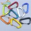 6061 Hợp kim nhôm hình chữ D Carabiner 8mm Móc leo núi để tập thể dục Thiết bị ngoài trời