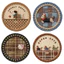 INS Phong Cách Dệt Tay Kết Cấu Hiệu Ứng Ba Chiều Dệt Kết Cấu Cách Nhiệt Coaster Placemat Nồi Thảm Bàn Thảm Chống bỏng