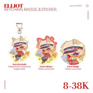 FORSAKEN KEYCHAIN PIN AND STICKER | ROBLOX Ganci Pin Stiker Elliot Chance Mafioso Itrapped C00lkidd 007n7 1x1x1x1 T