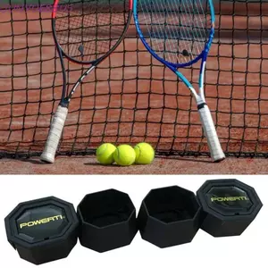 JUNYUE88US Nắp cuối vợt tennis, Vỏ giảm xóc vợt chống sốc, Phụ kiện quần vợt bằng nhựa 360 độ Tay cầm vợt năng lượng tennis