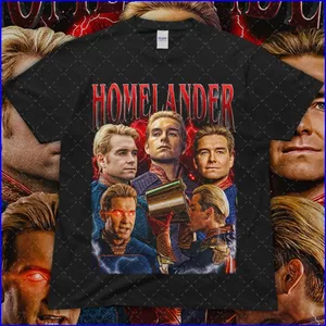 GN Homelander The Boys Series 5 220g Áo thun cotton dày siêu anh hùng Tee Phim Fan Quà tặng NG