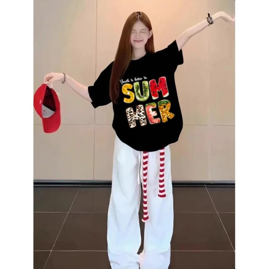 （Giao hàng 24h）Angela Áo phông unisex, nam nữ, mặc đôi, mặc nhóm đều đẹp. 100% cotton, thoáng mát cho mùa hè năng động