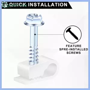 POP C Loại Kẹp Cáp Có Ốc Vít Kẹp Quản Lý Cáp Cáp Điện Tổ Chức Cho Dây Điện Hỗ Trợ
