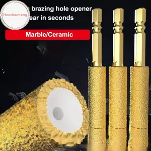 Houdou 1 / 2 / 3 / 4 Cái Lõi Kim Cương Bit Khoan Khô Chủ Đề Lục Giác Chân Lõi Lỗ Cưa Cho Gạch Gốm Đá Granite Đá Cẩm Thạch Đầu Mài VN