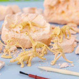 Any2Get5% Giảm Giá Khủng Long Hóa Thạch Đào Bộ Dụng Cụ Khai quật STEM Đồ Chơi 3D Dino Skeleton Hội Hóa thạch Khám Phá Quà Tặng Giáo Dục Cho Trẻ Em