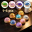 8.5cm Chảy Lấp Lánh Baozi Squishy Đồ Chơi Có Hộp Hấp Bền Chống Rò Rỉ TPR Bóng Căng Thẳng Cho Văn Phòng Tại Nhà Lớp Học