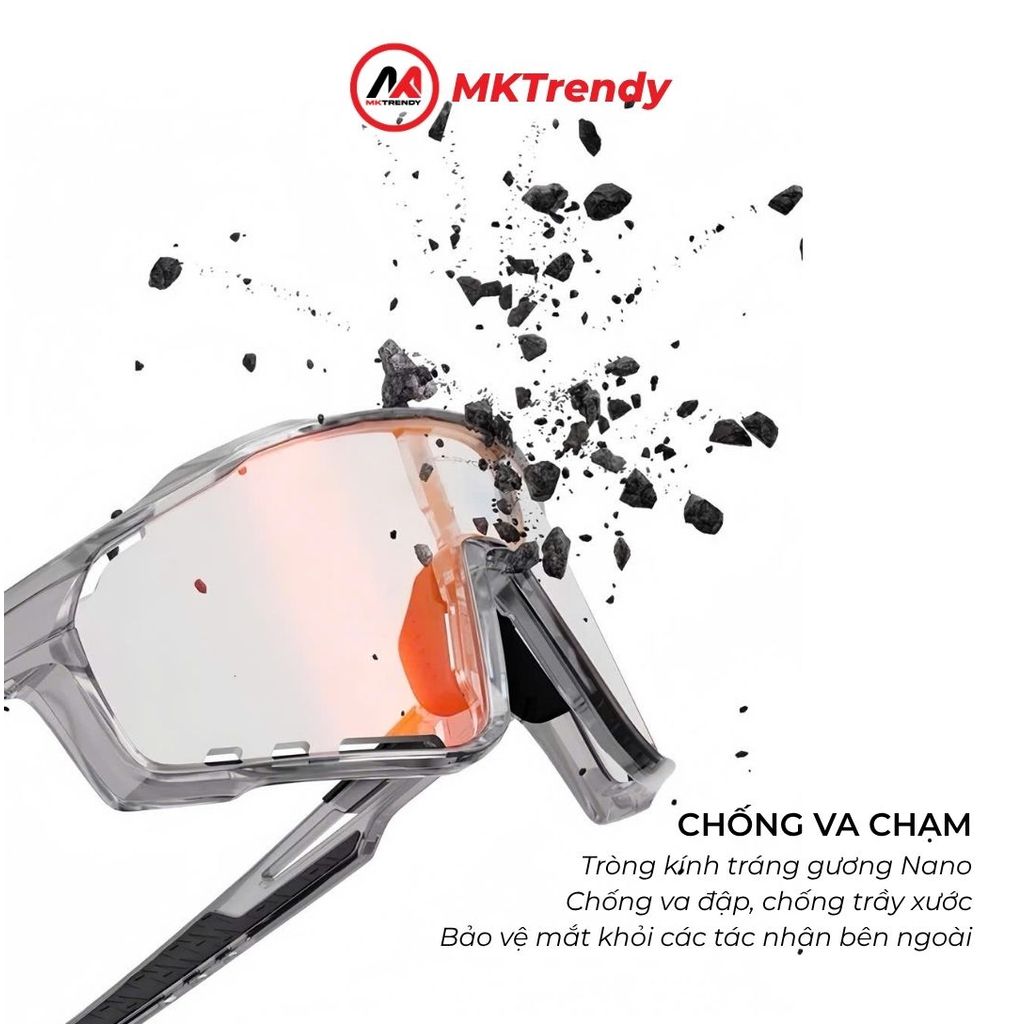 [PHỤ KIỆN F1 MKTRENDY] Tròng kính đổi màu chống tia UV tròng tráng gương chống chói nắng kính đi đêm ngày
