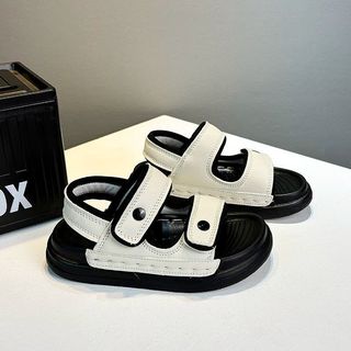 Unisex Trẻ Em Nền Tảng Dép 2026 Mùa Hè Mới Tập Đi Đôi Dây Sandal Đế Mềm Thoải Mái Đa Năng Kid Trường Chân Trần Giày