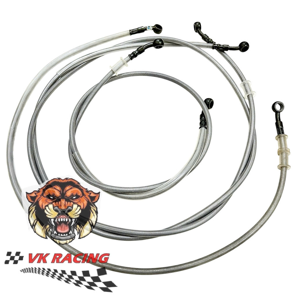 Dây thắng dầu dây phanh dầu cước bạc vỏ bọc cao su dẻo 92cm -1m1 - 2m