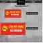 Decal Dán Biển Báo Cấm Hút Thuốc chống nước dán trang trí tường, dán quán trà sữa, cà phê, quán ăn. BB04
