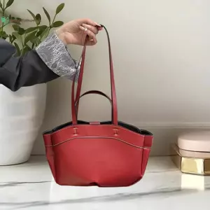 BeautifulHomeA Thời Trang Thường Ngày Túi Tote Bộ Màu Trơn Túi Xách Dung Tích Lớn Túi Đa Năng Nách Túi đeo dưới cánh tay Cho Nữ Quà Tặng VN