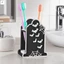 Giá đỡ bàn chải đánh răng Gothic Thiết kế dơi Nhà sắp xếp phòng tắm Giá đỡ bàn chải đánh răng 4 khe cho quầy phòng tắm
