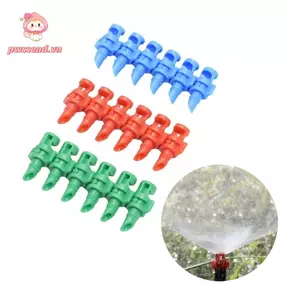 PWSSEND 100 Máy Phun Khúc Xạ, Vòi Phun Sương 90 / 180 / 360 Độ Bằng Nhựa, Máy Phun Tưới Kết Nối Ren Đơn Giản Cây Trái Cây