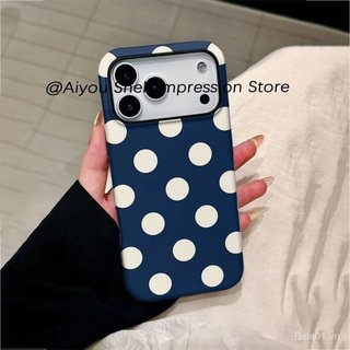 Ốp Điện Thoại Thích Hợp Cho iPhone Đơn Giản Chấm Bi iPhone16pro Vỏ Điện Thoại iPhone17 Phim Hai Trong Một 15 Vỏ Cứng 14pro Hai Lớp 1312 Vỏ Bảo Vệ 0DWV