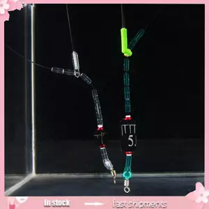 YOI 30lots Độ bền Silicone Hình chữ L Phao câu cá Có thể điều chỉnh Đế ổn định Phao